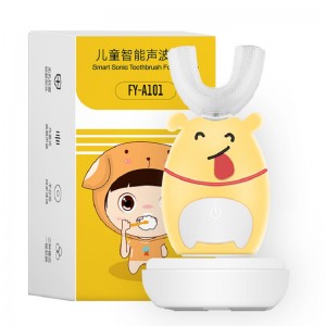 安全な超音波シリコーンの子供たち\\\\ \'電動の歯ブラシ子供音楽ブラシ